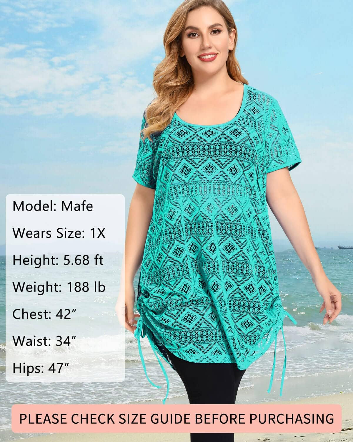 Swimsuit Coverup for Women - Bathing Suit Cover Ups for Women - Beach Dresses for Women - plus Size Cover Up